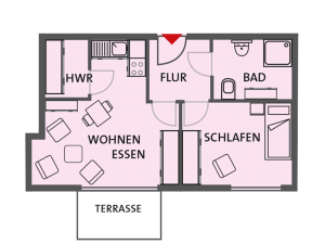 Grundriss Wohnung Erdgeschoss