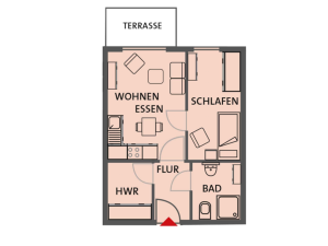 Grundriss Wohnung Erdgeschoss