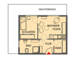 Grundriss Wohnung Staffelgeschoss
